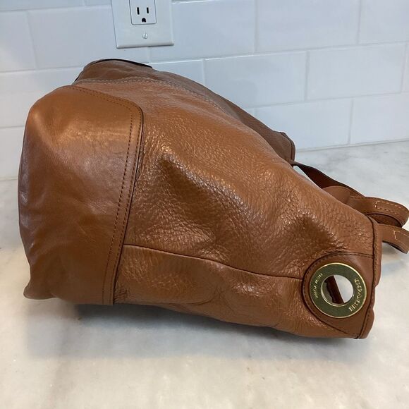 Coach Bag Purse Handbag Leather Hadley Pebble Luxe Grain Duffle Tote Designer - Picture 7 of 16